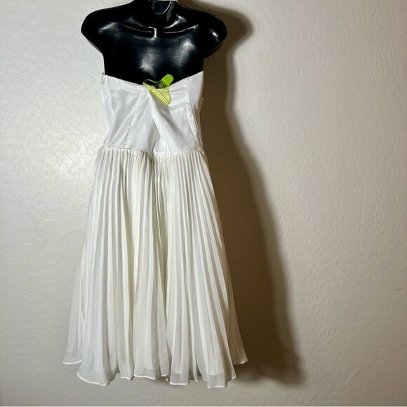 Betsey Johnson Marilyn Evening White Tulle Balletcore Fairy Party Dress 10 VTG - Picture 10 of 12